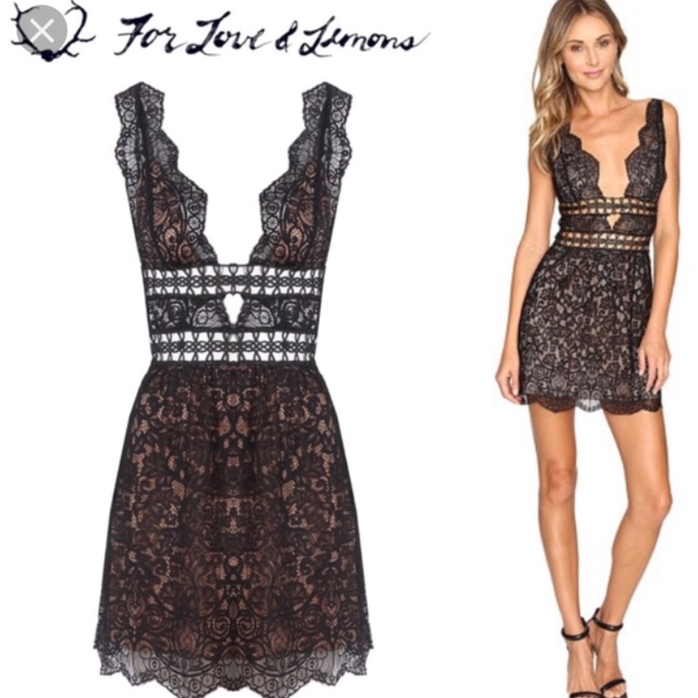 For Love and Lemons mon cherie mini dress size S